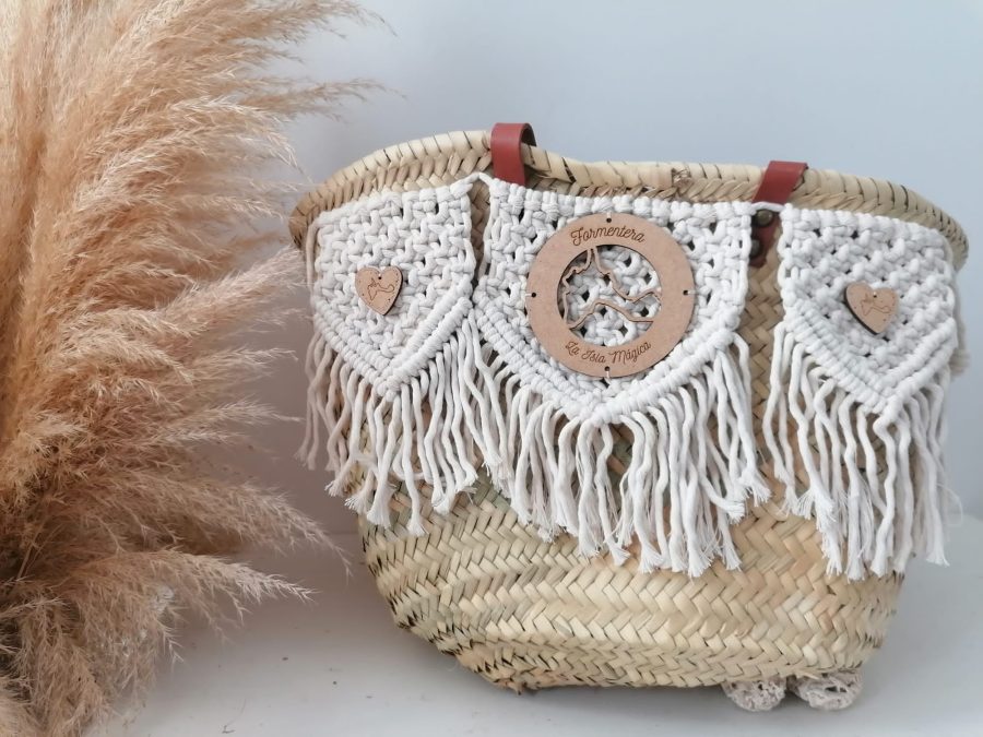 Capazos de palma hechos 100 % a mano