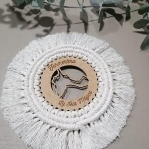 Posavasos hechos a mano y sostenibles.