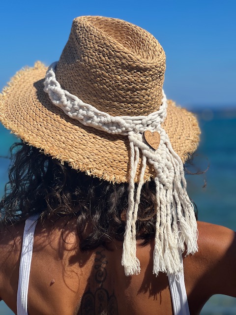 Sombrero alma hecho a mano y sostenible. Handmade