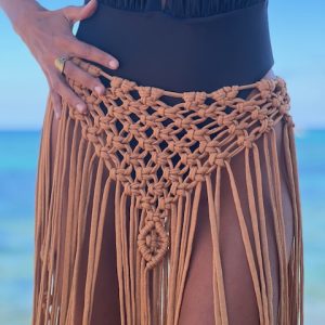 Pareos de verano hechos a mano y sostenible. Moda sostenible