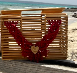 Bolso bambú hecho a mano