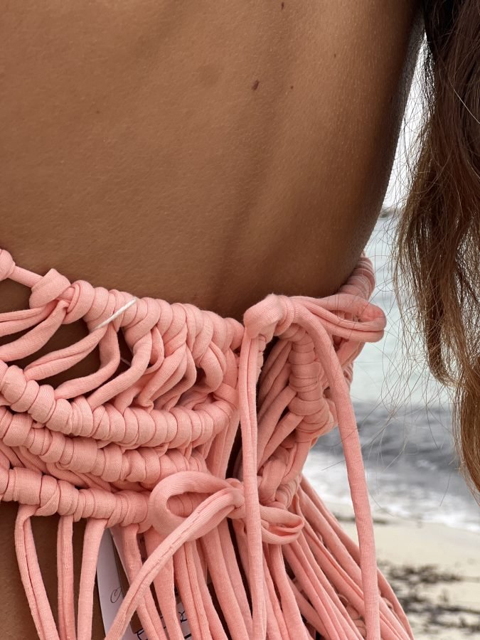 Top macrame hecho a mano españa